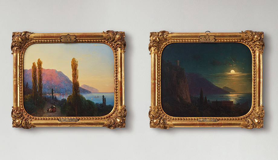 Two masterpieces by Ivan Constantinovich Aivazovsky