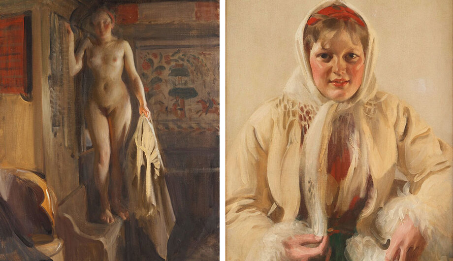 Several important artworks by Anders Zorn 