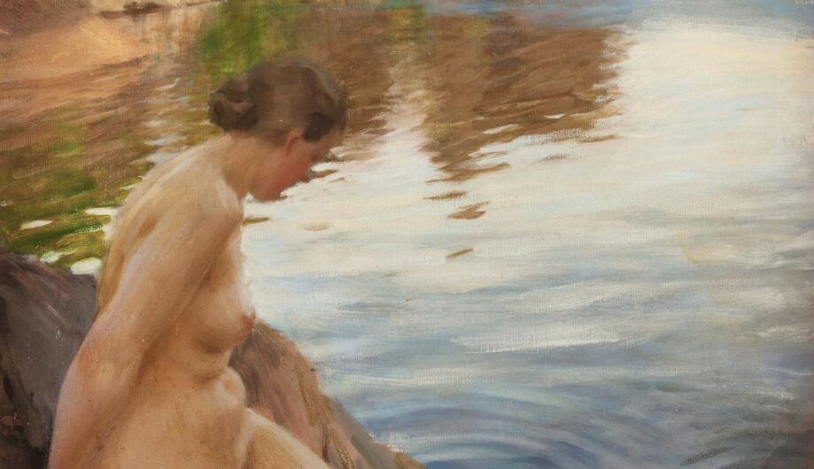 Anders Zorn ”Från Sandhamn” – bäst betald klassisk svensk konst 