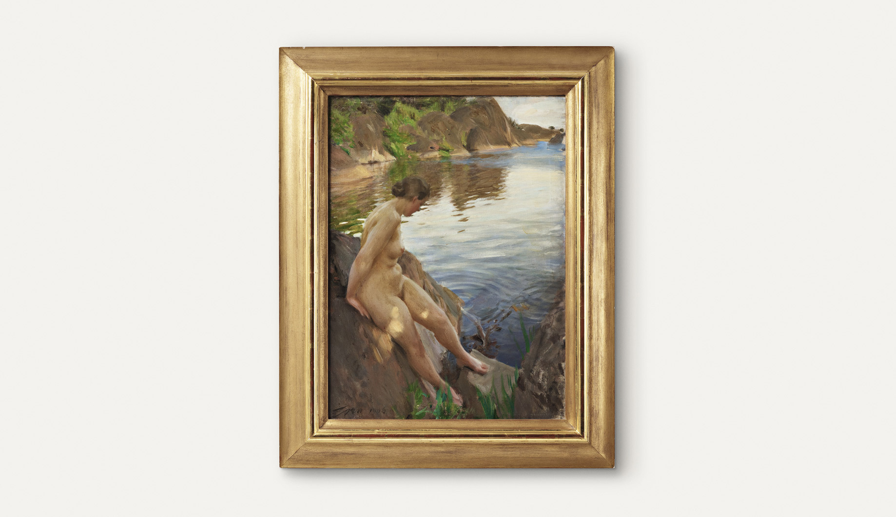 Important Spring Sale presents an important work by Anders Zorn