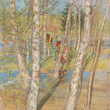 Bukowskis Presents Three Important Artworks by Carl Larsson at Important Spring Sale