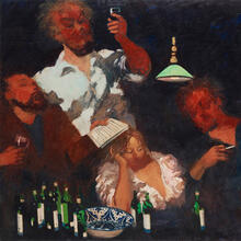  "Vino Tinto-gänget" av Peter Dahl ur Sivert Oldenvi Collection