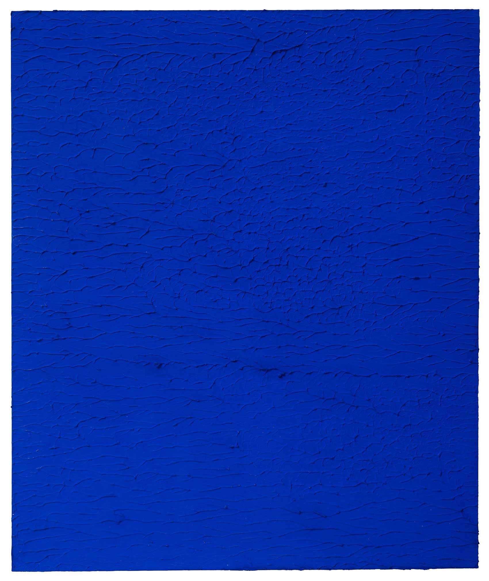 Yves Klein, YVES KLEIN BLUE TEXTURAL MODERN ART PAINTING (1928)