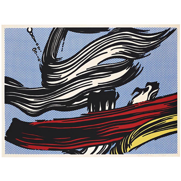 Roy Lichtenstein, "Brushstrokes", 1967