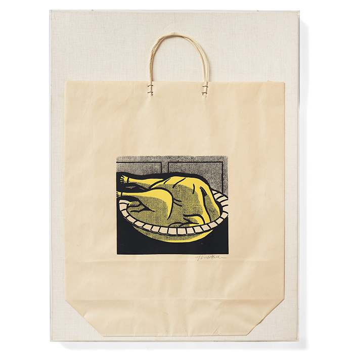 Roy Lichtenstein, "Turkey shopping bag", 1964