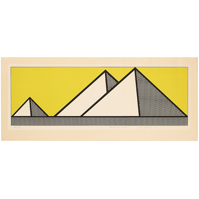 Roy Lichtenstein, "Pyramids", 1969