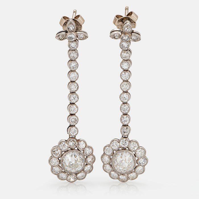 A beautiful pair of earrings