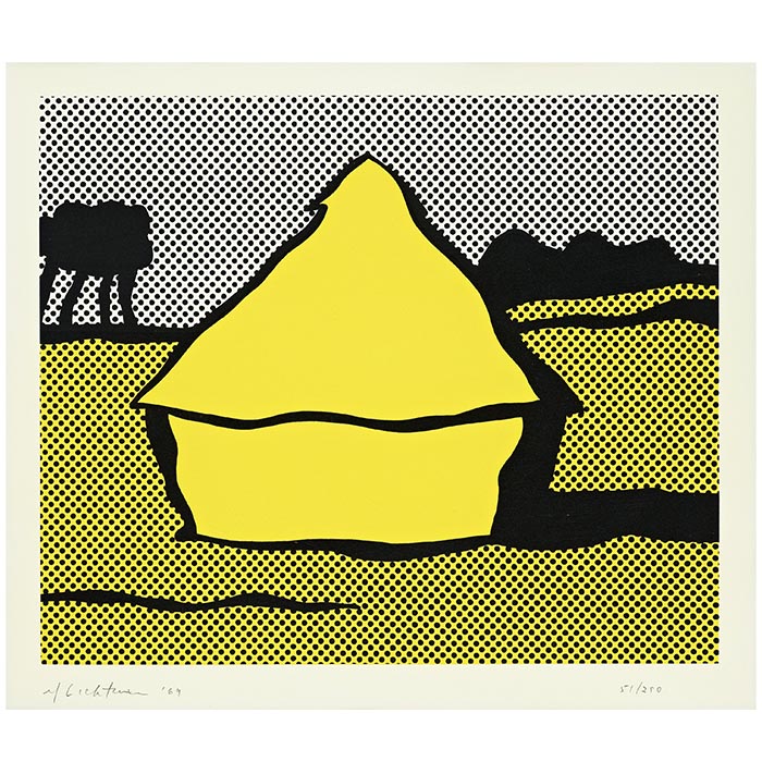 Roy Lichtenstein, "Yellow Haystack", 1969
