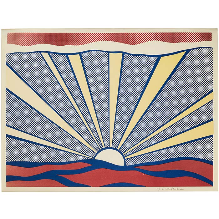 Roy Lichtenstein, "Sunrise", 1965